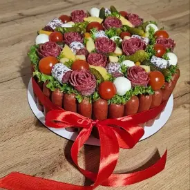 Мясной торт